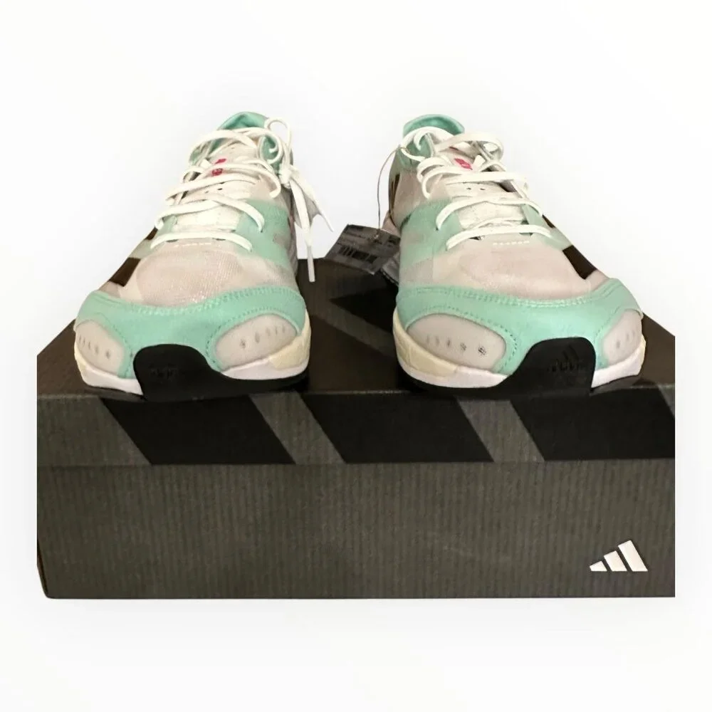 Adidas Adizero Adios 7 M Running Shoes Mint Sneaker Style GV9059 Men Size 10 US - Picture 6 of 16